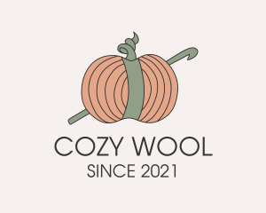 Squash Yarn Ball  logo design