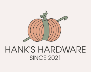 Hank - Squash Yarn Ball logo design