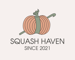 Squash - Squash Yarn Ball logo design