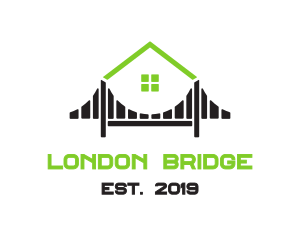 House Bridge Construction logo design