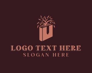 Literature - Bookmark Tree eBook logo design