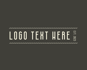 Entrepreneur - Rustic Rope Shop logo design