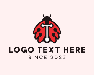 Nursery - Ladybug Beetle Drone logo design