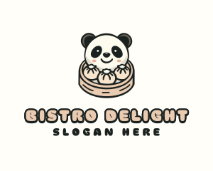 Panda Dimsum Restaurant logo design