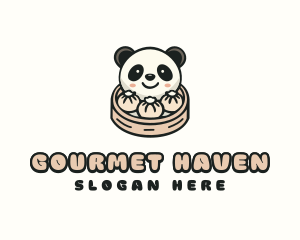 Panda Dimsum Restaurant logo design