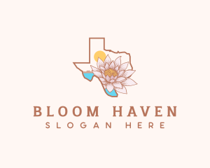 Texas Water Lily logo design