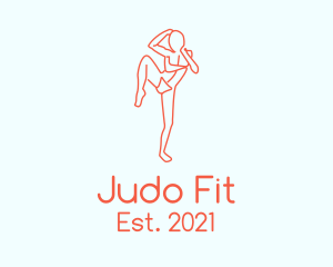 Judo - Martial Arts Fighter logo design