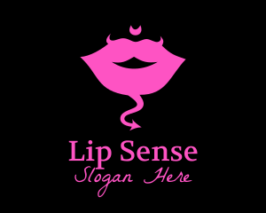 Evil Sexy Lips  logo design