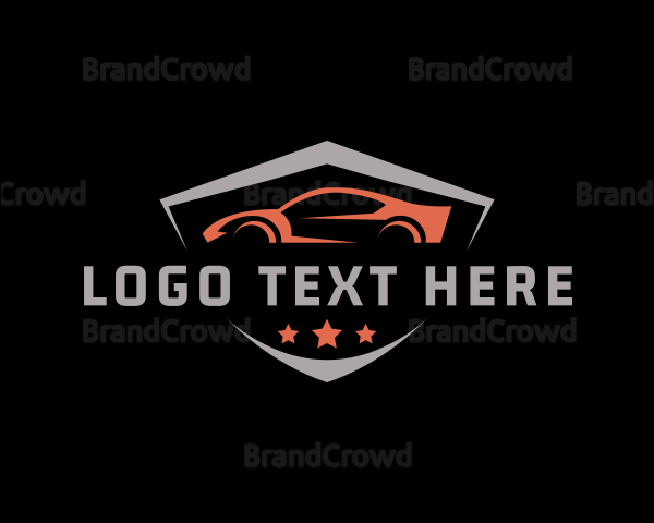 Automobile Racing Car Logo