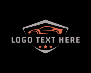 Automobile Racing Car Logo