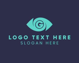 Surveillance Eye Letter G Logo