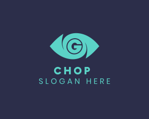Surveillance Eye Letter G Logo