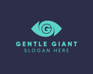 Surveillance Eye Letter G logo design