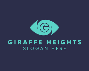 Surveillance Eye Letter G logo design