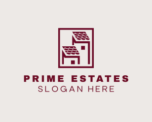 Property - House Roofing Property logo design