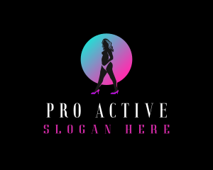 Profile - Naught Sexy Woman logo design