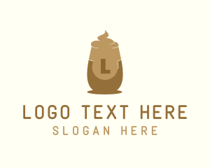 Cup - Whipped Cream Cup logo design