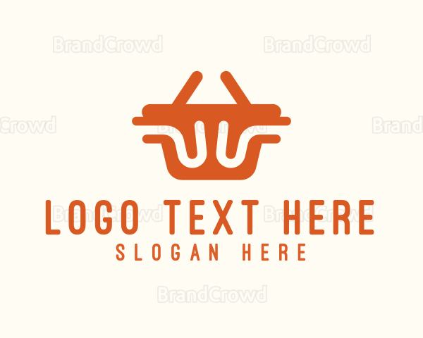 Shopping Basket Retail Logo