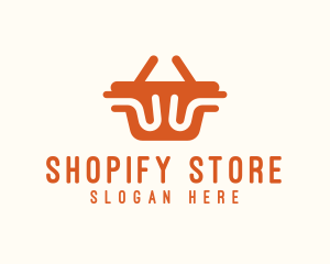 Shopping Basket Retail logo design