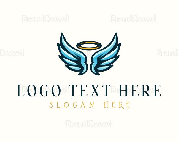 Heaven Halo Wings Logo