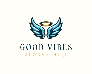 Good - Heaven Halo Wings logo design