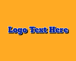 Student - Varsity Text logo design