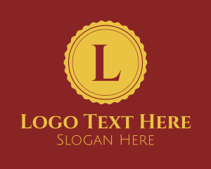 Premium Badge Letter  Logo
