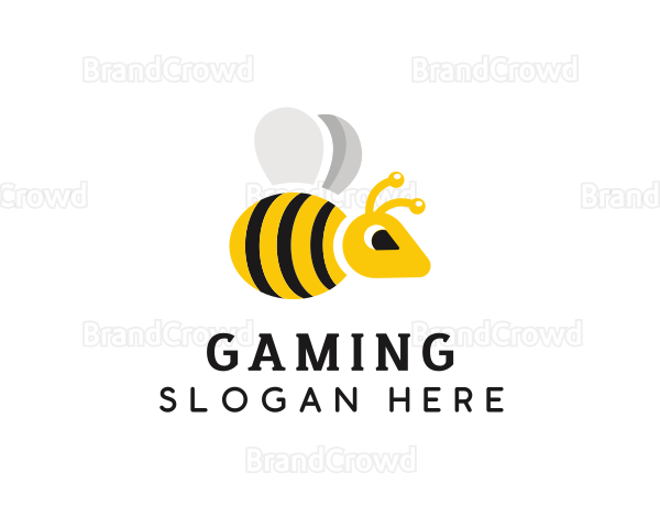 Wasp Bee Cartoon Logo