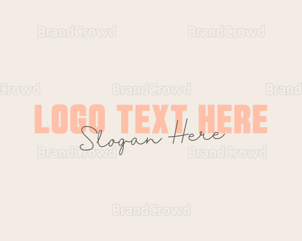 Feminine Brand Business Logo