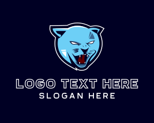 Team - Angry Feline Cat logo design