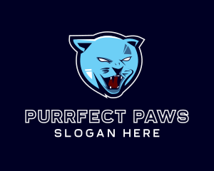 Angry Feline Cat logo design