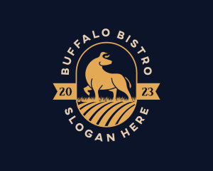 Buffalo - Buffalo Bull Farm logo design