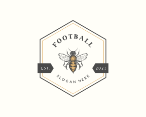 Skincare - Hexagon Honey Bee logo design