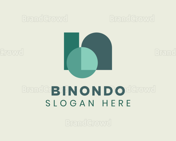 Geometric Arch Window Logo