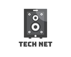 Net - Audio Speaker logo design