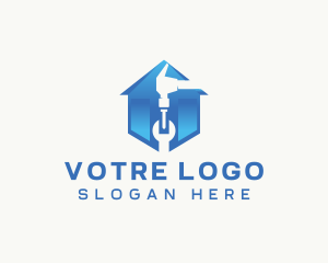 House Maintenance Repair logo design