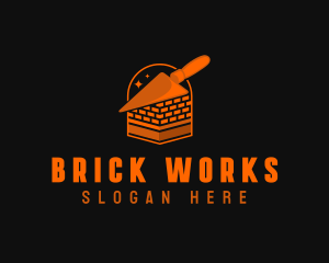 Brick - Brick Masonry Trowel logo design