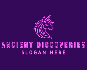 Magical Unicorn Creature  logo design