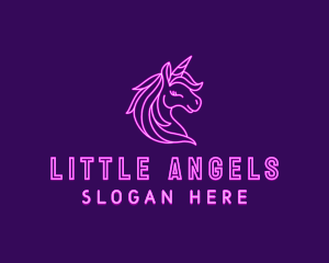 Magical Unicorn Creature  logo design