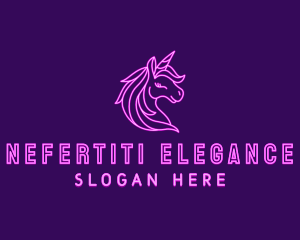 Magical Unicorn Creature  logo design