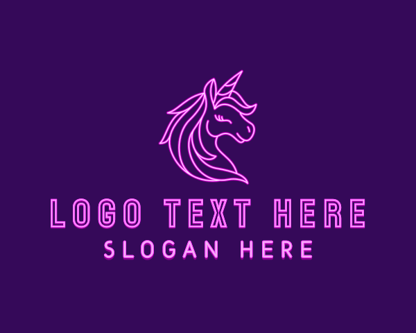 Magical - Magical Unicorn Creature logo design