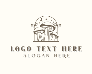 Sparkle - Mushroom Organic Fungus logo design