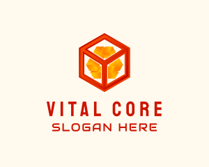 Core - Digital Core Cube Technology logo design