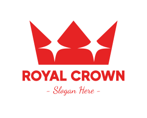 Majesty - Red Crown Royalty logo design