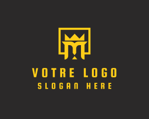 King - Royal King Letter M logo design