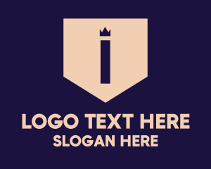 Letter I - Royal Letter I logo design