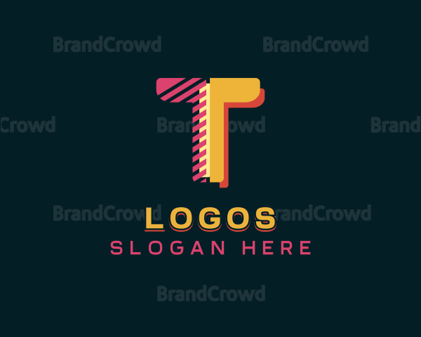 Stylish Company Letter T Logo