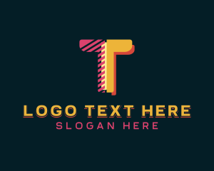 Creative Agency - Stylish Company Letter T logo design