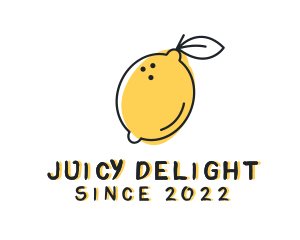 Juicy - Natural Lemon Refreshment logo design