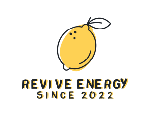 Natural Lemon Refreshment logo design